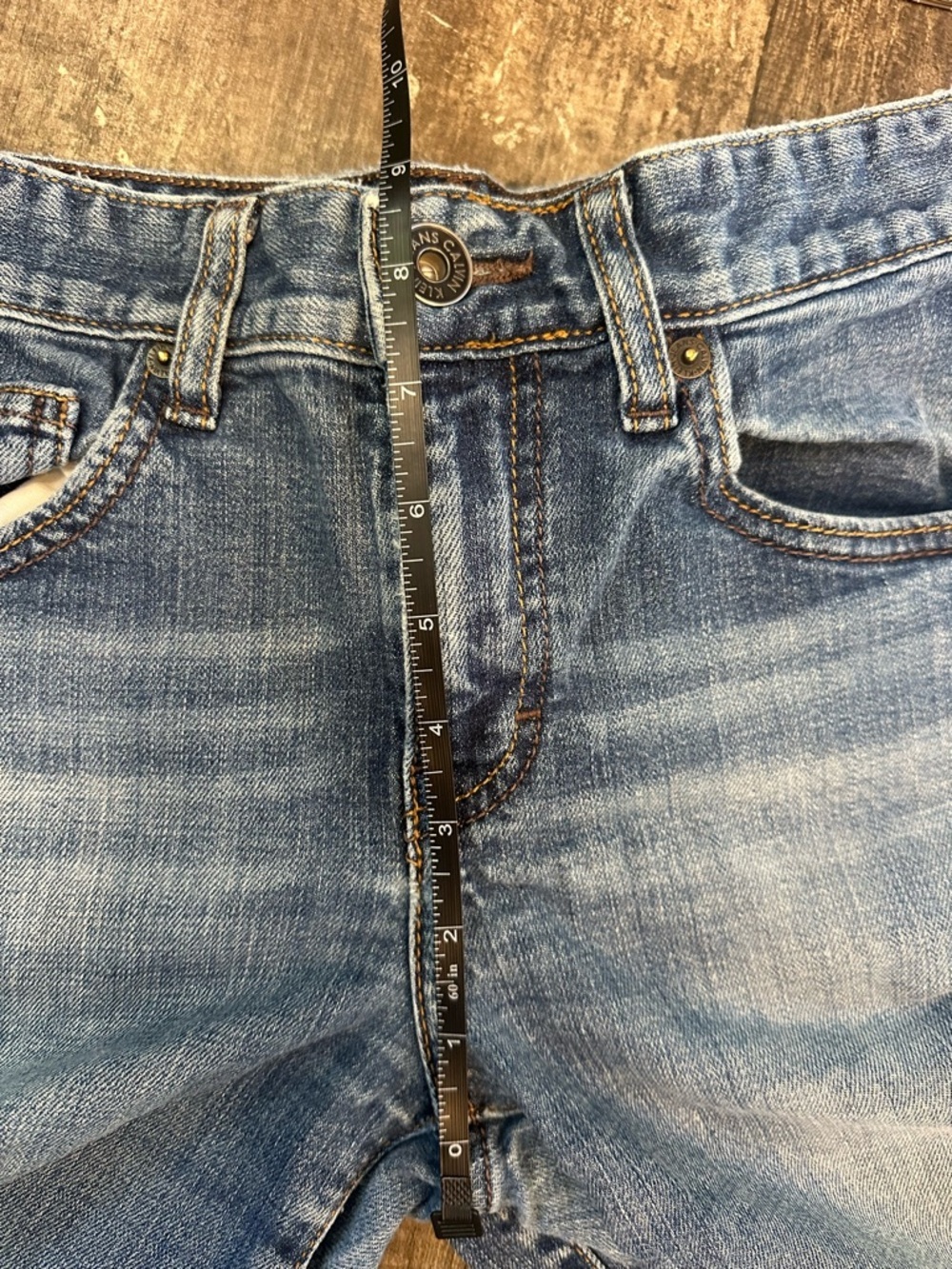 Calvin Klein Vintage Woman’s Straight Leg Cotton Jeans Size 28/6 - Picture 6 of 9